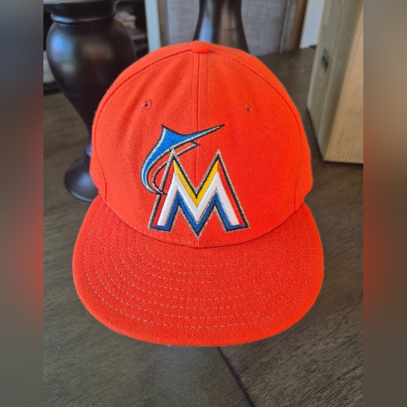 Miami Marlins Orange Cap - Picture 3 of 9